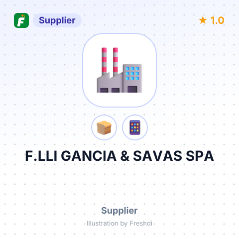 F.LLI GANCIA & SAVAS SPA – summary card, no photo uploaded yet
