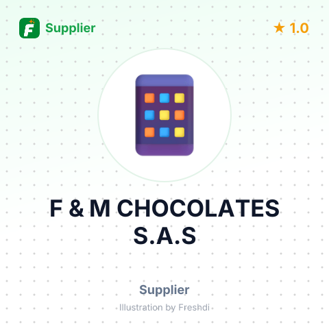 F & M CHOCOLATES S.A.S – summary card, no photo uploaded yet