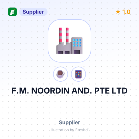 F.M. NOORDIN AND. PTE LTD – summary card, no photo uploaded yet
