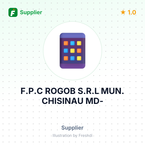 F.P.C ROGOB S.R.L MUN. CHISINAU MD- – summary card, no photo uploaded yet