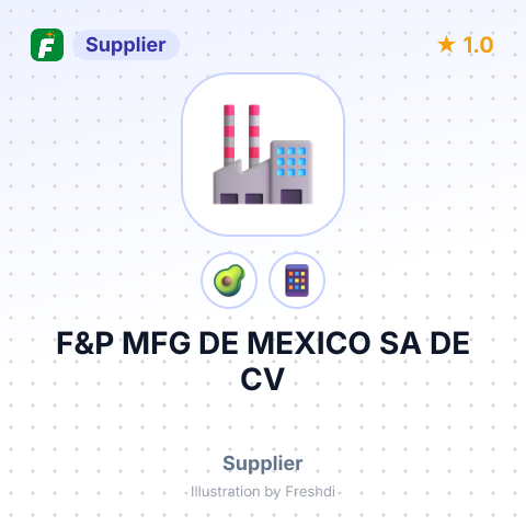 F&P MFG DE MEXICO SA DE CV – summary card, no photo uploaded yet