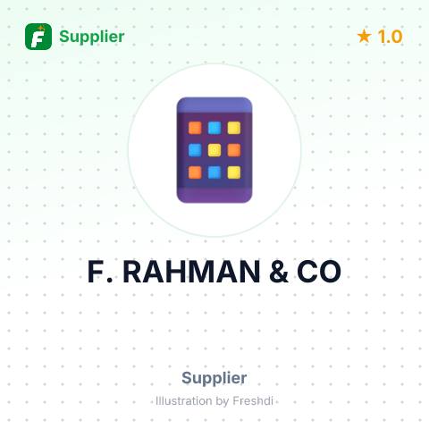 F. RAHMAN & CO – summary card, no photo uploaded yet