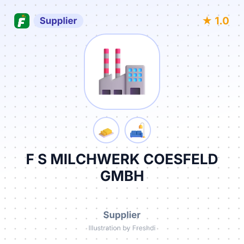 F S MILCHWERK COESFELD GMBH – summary card, no photo uploaded yet