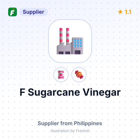 F Sugarcane Vinegar  – summary card, no photo uploaded yet