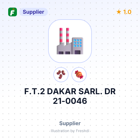 F.T.2 DAKAR SARL. DR 21-0046 – summary card, no photo uploaded yet