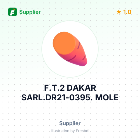 F.T.2 DAKAR SARL.DR21-0395. MOLE – summary card, no photo uploaded yet