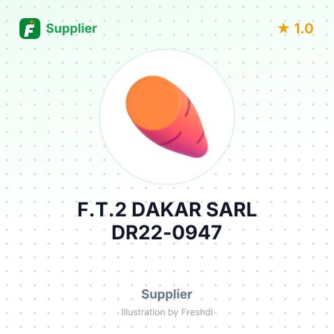 F.T.2 DAKAR SARL DR22-0947 – summary card, no photo uploaded yet