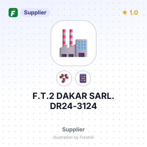 F.T.2 DAKAR SARL. DR24-3124 – summary card, no photo uploaded yet