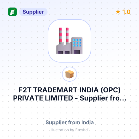 F2T TRADEMART INDIA (OPC) PRIVATE LIMITED – summary card, no photo uploaded yet