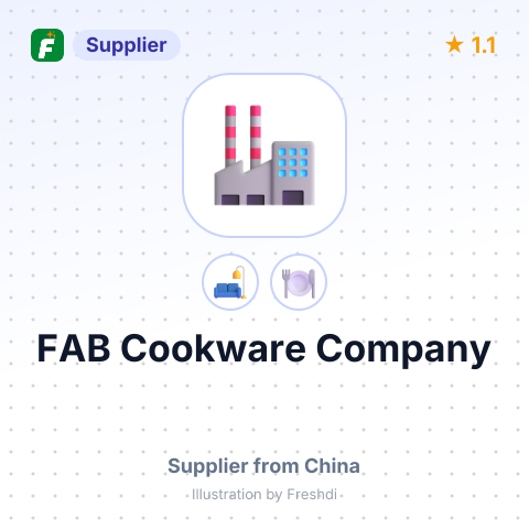 FAB Cookware Company – summary card, no photo uploaded yet