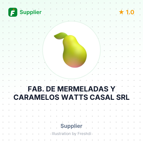 FAB. DE MERMELADAS Y CARAMELOS WATTS CASAL SRL – summary card, no photo uploaded yet