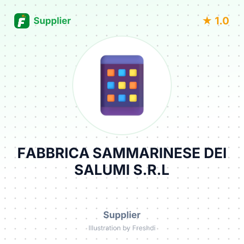 FABBRICA SAMMARINESE DEI SALUMI S.R.L – summary card, no photo uploaded yet