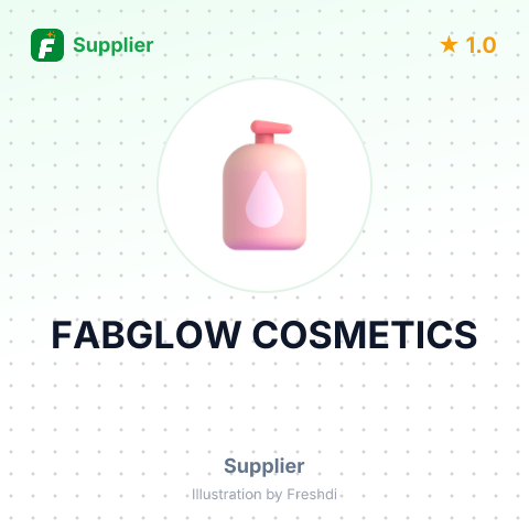 FABGLOW COSMETICS – summary card, no photo uploaded yet
