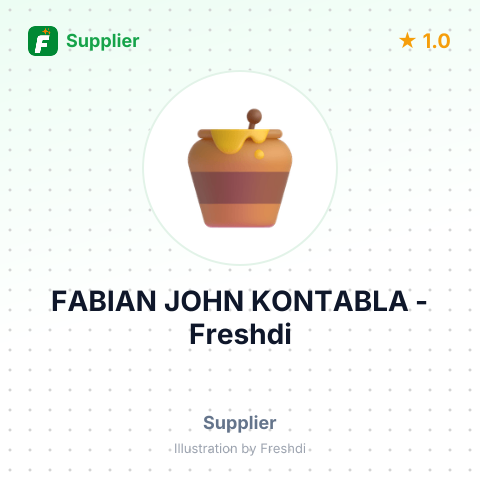 FABIAN JOHN KONTABLA – summary card, no photo uploaded yet