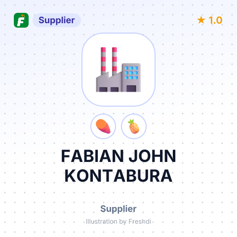 FABIAN JOHN KONTABURA – summary card, no photo uploaded yet