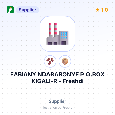 FABIANY NDABABONYE P.O.BOX KIGALI-R – summary card, no photo uploaded yet