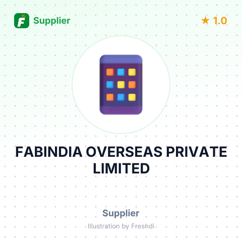 FABINDIA OVERSEAS PRIVATE LIMITED – summary card, no photo uploaded yet