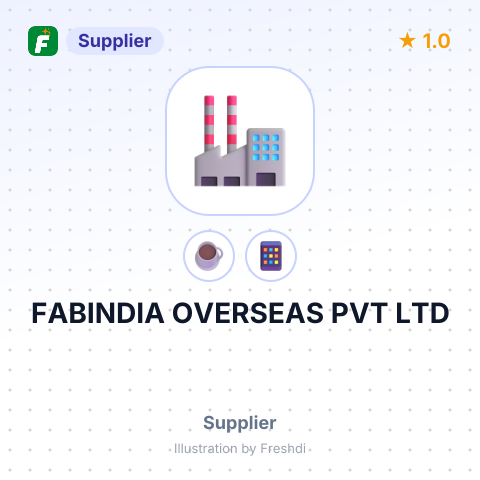 FABINDIA OVERSEAS PVT LTD – summary card, no photo uploaded yet