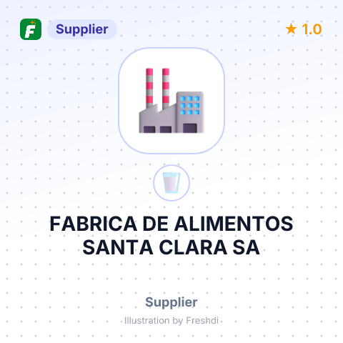 FABRICA DE ALIMENTOS SANTA CLARA SA – summary card, no photo uploaded yet