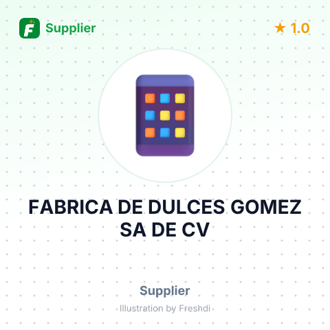 FABRICA DE DULCES GOMEZ SA DE CV – summary card, no photo uploaded yet
