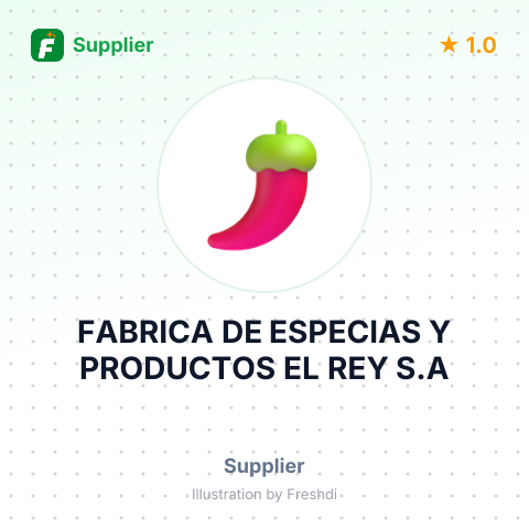 FABRICA DE ESPECIAS Y PRODUCTOS EL REY S.A – summary card, no photo uploaded yet
