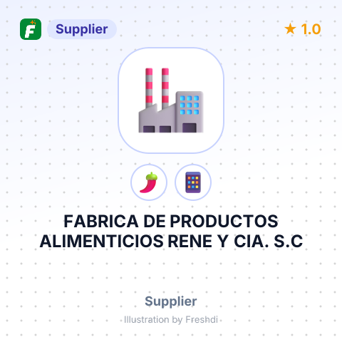 FABRICA DE PRODUCTOS ALIMENTICIOS RENE Y CIA. S.C – summary card, no photo uploaded yet