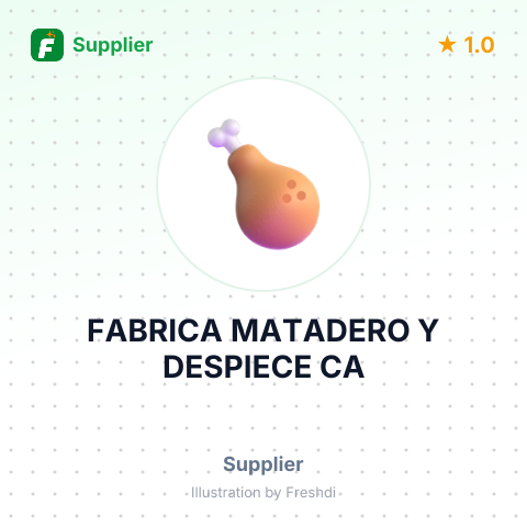 FABRICA MATADERO Y DESPIECE CA – summary card, no photo uploaded yet