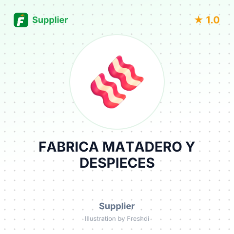 FABRICA MATADERO Y DESPIECES – summary card, no photo uploaded yet