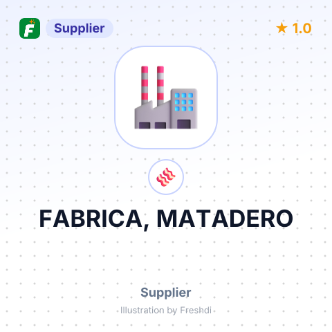 FABRICA, MATADERO – summary card, no photo uploaded yet