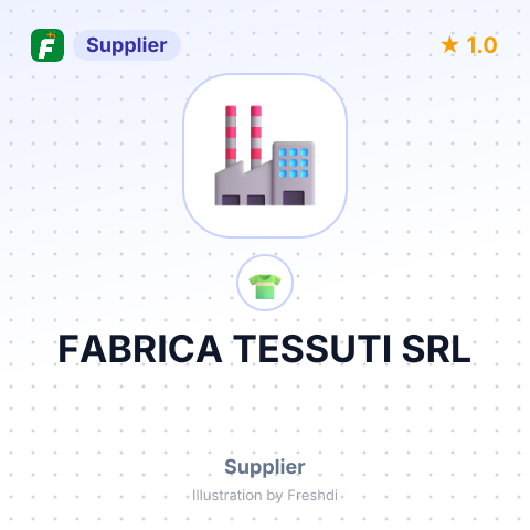 FABRICA TESSUTI SRL – summary card, no photo uploaded yet