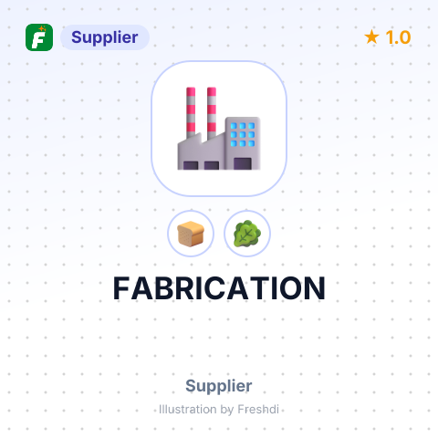 FABRICATION – summary card, no photo uploaded yet