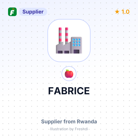 FABRICE – summary card, no photo uploaded yet