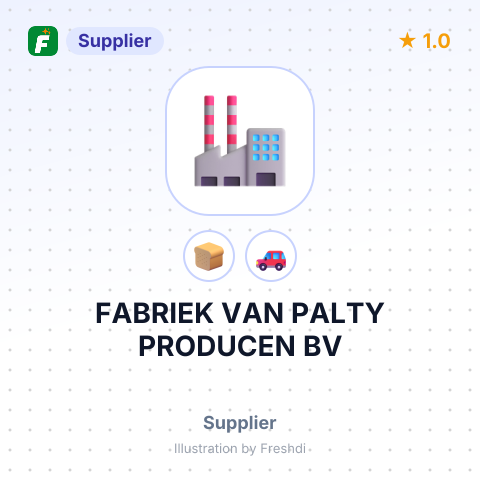 FABRIEK VAN PALTY PRODUCEN BV – summary card, no photo uploaded yet