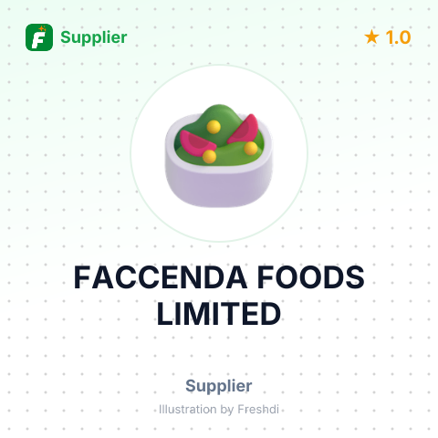 FACCENDA FOODS LIMITED – summary card, no photo uploaded yet
