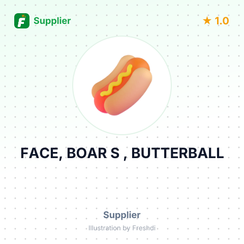FACE, BOAR S , BUTTERBALL – summary card, no photo uploaded yet