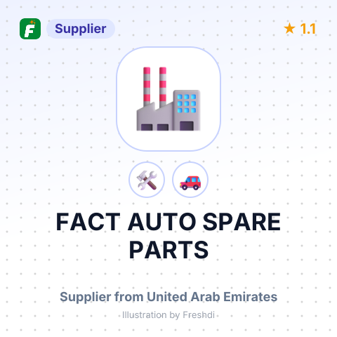 FACT AUTO SPARE PARTS – summary card, no photo uploaded yet