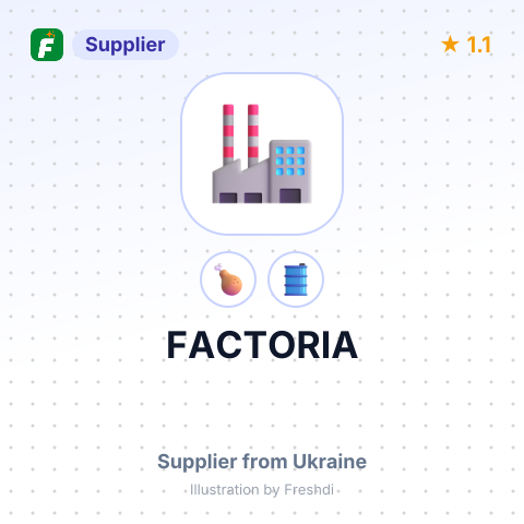 FACTORIA – summary card, no photo uploaded yet