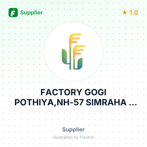 FACTORY GOGI POTHIYA,NH-57 SIMRAHA – summary card, no photo uploaded yet