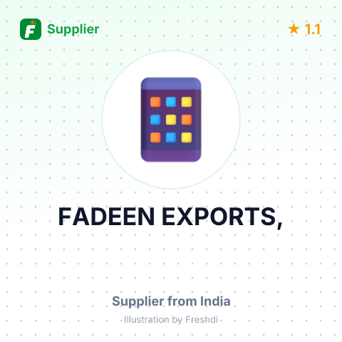 FADEEN EXPORTS, – summary card, no photo uploaded yet