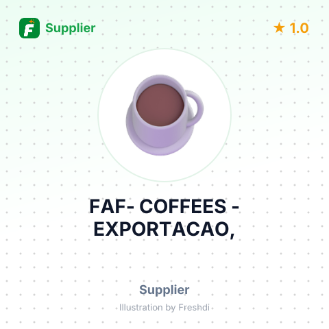 FAF- COFFEES - EXPORTACAO, – summary card, no photo uploaded yet