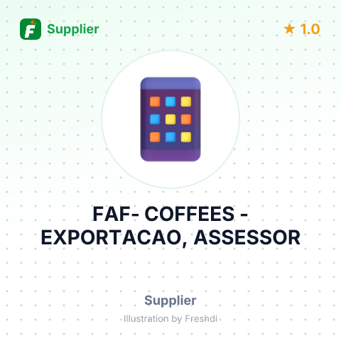 FAF- COFFEES - EXPORTACAO, ASSESSOR – summary card, no photo uploaded yet
