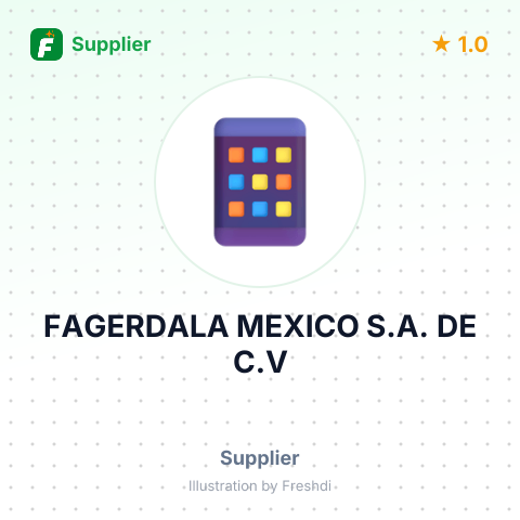 FAGERDALA MEXICO S.A. DE C.V – summary card, no photo uploaded yet