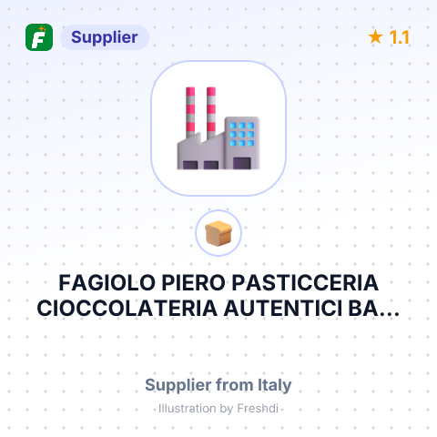 FAGIOLO PIERO PASTICCERIA CIOCCOLATERIA AUTENTICI BACI DI BUSCA R – summary card, no photo uploaded yet