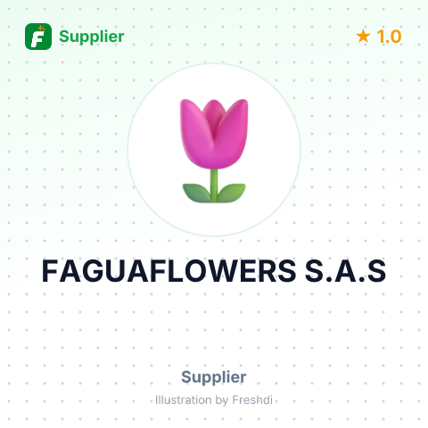 FAGUAFLOWERS S.A.S – summary card, no photo uploaded yet