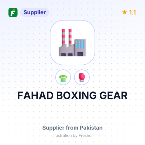 FAHAD BOXING GEAR – summary card, no photo uploaded yet