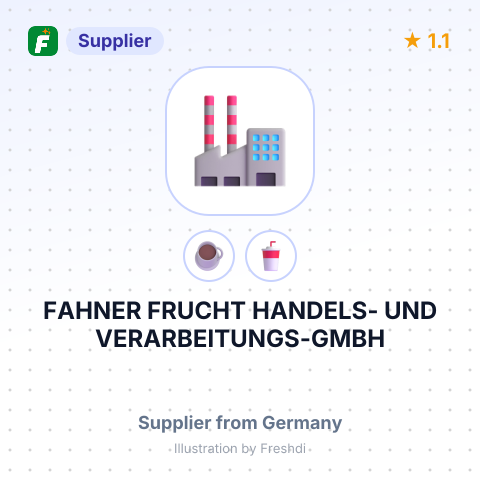 FAHNER FRUCHT HANDELS- UND VERARBEITUNGS-GMBH – summary card, no photo uploaded yet
