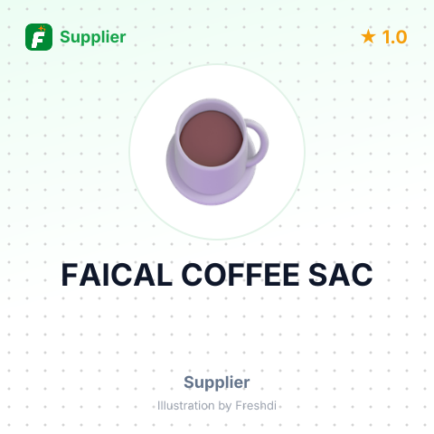 FAICAL COFFEE SAC – summary card, no photo uploaded yet