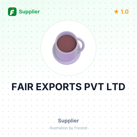 FAIR EXPORTS PVT LTD – summary card, no photo uploaded yet