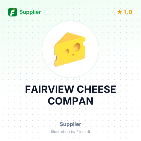 FAIRVIEW CHEESE COMPAN – summary card, no photo uploaded yet