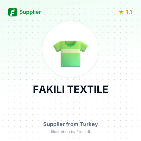 FAKILI TEXTILE – summary card, no photo uploaded yet